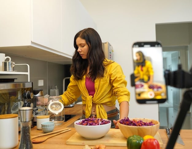 A split-screen TikTok video. On one side, a person is clumsily attempting to cook a traditional dish from a specific country, resulting in a humorous mess. On the other side, there's a montage of the same dish being prepared flawlessly by a local chef in its country of origin, intercut with stunning landscape shots. The audio is a comedic contrast between chaotic cooking sounds and traditional music.