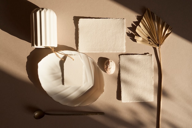 A set of mood boards representing different brand aesthetics, such as minimalist, bohemian, and modern. Each mood board includes color swatches, textures, sample images, and font pairings, illustrating how different elements come together to create a cohesive visual identity.