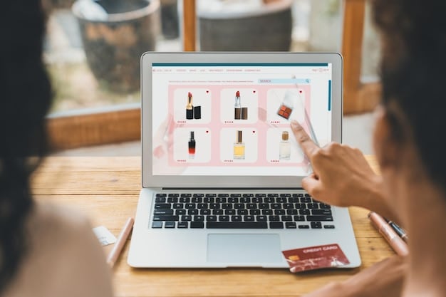 An image showing a person browsing Temu's website on a laptop, with a focus on the back-to-school sale section. The image highlights the user-friendly interface and the variety of products available.