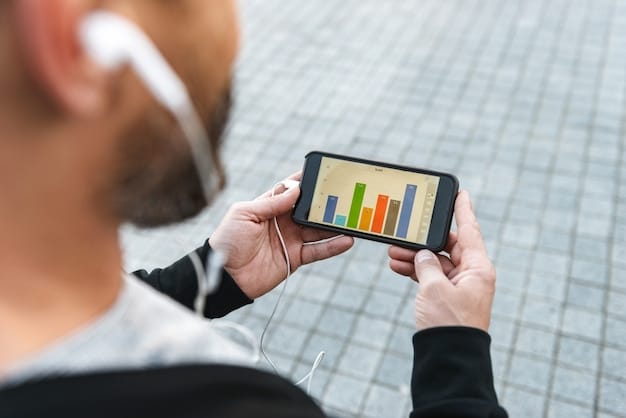 A visual representation of a timeline with varying video lengths, showing analytics graphs pointing upwards for longer, engaging content on a smartphone screen that displays the TikTok app.