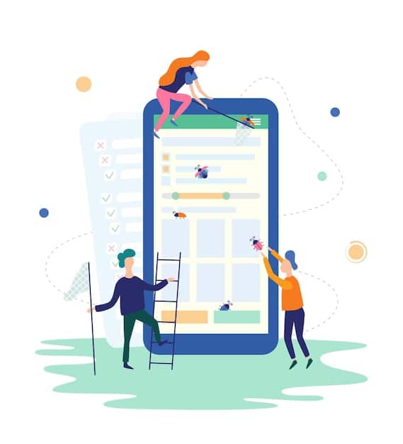 Two creators are seen collaborating on a smartphone, looking at a shared Instagram draft. The screen shows a joint post in progress, with elements indicating shared editing permissions.