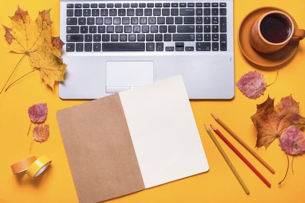 A neatly organized workspace with a laptop displaying a Temu order page, a small item in its original packaging, and a pen and notepad for jotting down details.