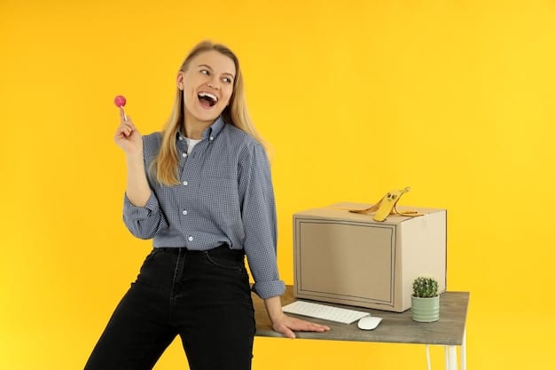 A person holding a newly arrived Temu package, smiling and unpacking a discounted electronic gadget, with a backdrop of colorful, trendy home decor, emphasizing the joy of receiving a good deal.