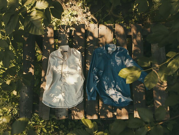 A split image showcasing two different sustainable fashion brands. On one side, a collection of clothing made from recycled materials, emphasizing muted colors and minimalist designs. On the other side, a vibrant display of organic cotton garments with earth-toned dyes. The image captures the diversity within the sustainable fashion industry and highlights the distinct aesthetics of different brands contributing to Unboxing a Sustainable Fashion Haul: Eco-Friendly Brands Tested for 2025.