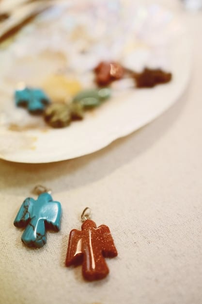 A detailed macro shot of a pair of Etsy handmade earrings. The earrings are crafted from sterling silver and feature intricate wirework and small, sparkling gemstones. The image highlights the fine details of the craftsmanship and the quality of the materials used. The background is blurred to focus on the earrings, creating a sense of luxury and sophistication and a worthwhile Etsy Handmade Jewelry Haul; Is the Etsy Handmade Jewelry Haul Worth the Price? A 2025 Review.