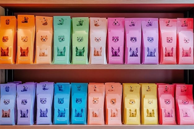 A close-up shot of different subscription boxes categorized by theme (beauty, food, pets, books). Each box is partially open, revealing a curated assortment of items that align with the category. This vividly illustrates the variety available in the subscription box market and relates to 