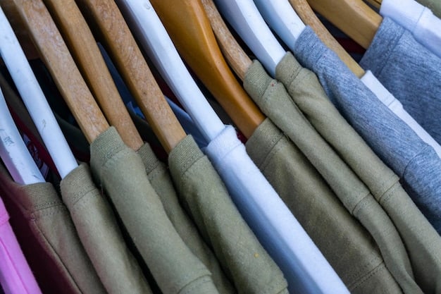A close-up shot of a variety of sustainable athleisure fabrics, including recycled polyester, organic cotton, and bamboo. The image highlights the textures and materials used in Athleisure wear in 2025: What are the updated styles and key pieces to watch?