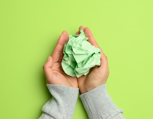 A close-up shot of a hand holding a piece of fabric made from recycled plastic bottles. The image should highlight the texture and quality of the material, emphasizing its eco-friendly nature. This visually supports the growing advancements in sustainable materials used in fashion, relevant to whether Will the demand for sustainable fashion increase by 30% in 2025?.