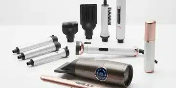Collection of advanced hair styling tools for 2026, showcasing innovation and sleek design.
