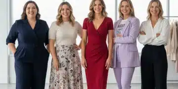 Diverse women showcasing various body shapes in flattering fashion