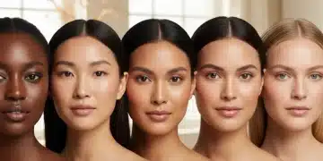 Diverse women showcasing flawless foundation application
