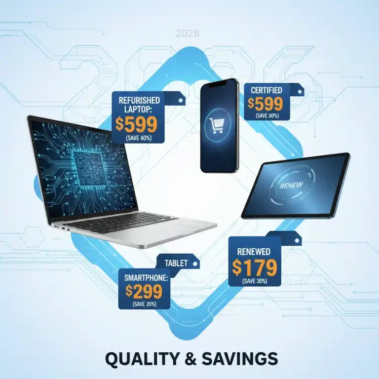 Refurbished electronics future savings technology 2026