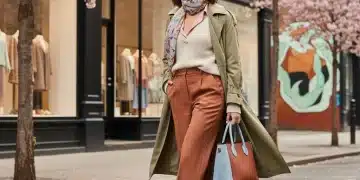 Mastering Seasonal Wardrobe Swaps: Spring & Fall 2026 Style Guide Woman in stylish transitional outfit for spring and fall