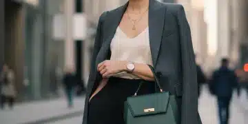 Elevate Your Style: Top 3 Must-Have Accessories for 2026 Stylish woman showcasing elegant watch, layered necklace, and designer handbag