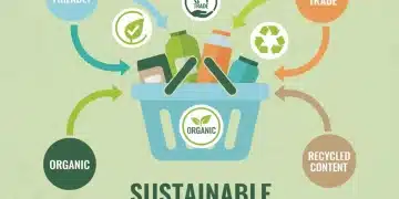 Infographic showing diverse sustainable shopping certifications and their benefits for eco-conscious consumers.