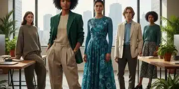 Workwear Wonders: 6 Professional Fashion Trends for 2026 That Blend Comfort and Style Modern professionals in stylish and comfortable workwear, blending fashion and function in an office setting.